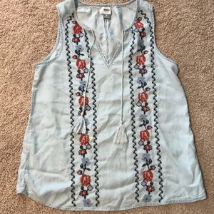 Old Navy Chambray Top